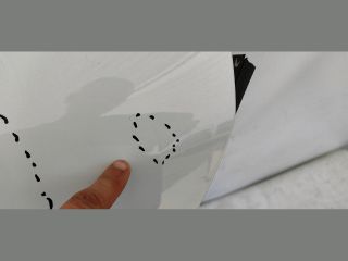 bontott VOLVO V60 Bal hátsó Ajtó (Üres lemez)