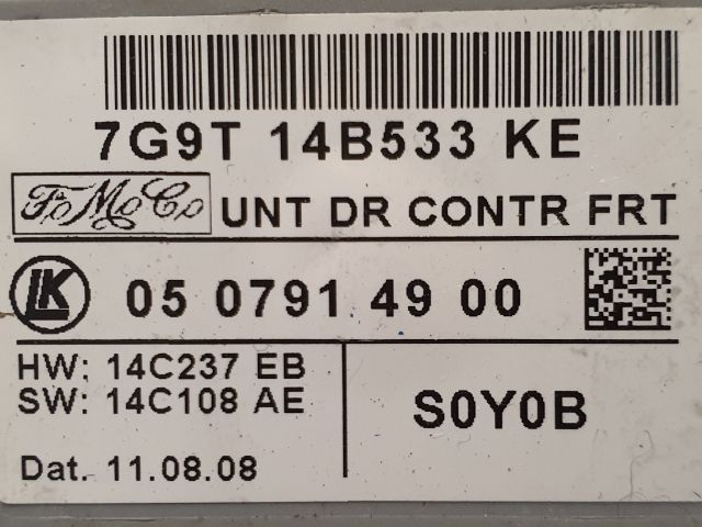 bontott VOLVO V70 Jobb első Ajtó Vezérlőegység