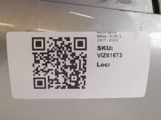 bontott VOLVO XC60 Csomagtérajtó (Üres lemez)