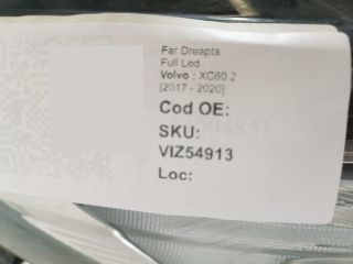 bontott VOLVO XC60 Jobb Ledes Fényszóró