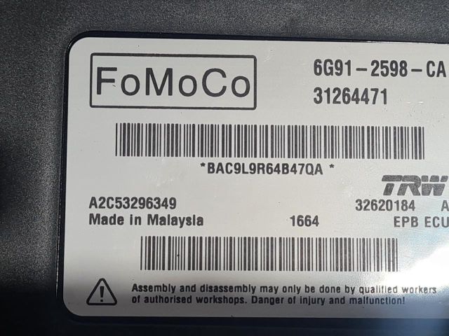 bontott VOLVO XC60 Kézifék Elektronika