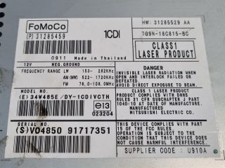 bontott VOLVO XC60 Rádió / CD