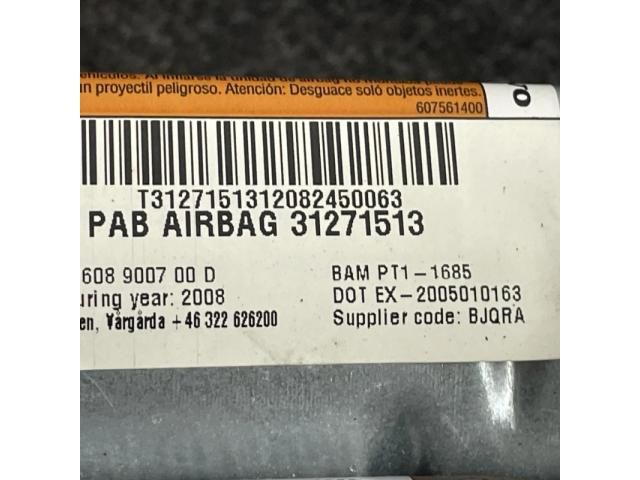 bontott VOLVO XC60 Utasoldali Légzsák