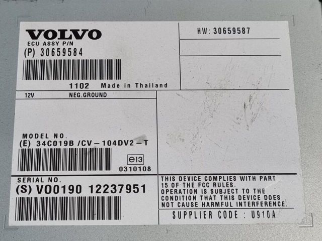 bontott VOLVO XC60 Végfok