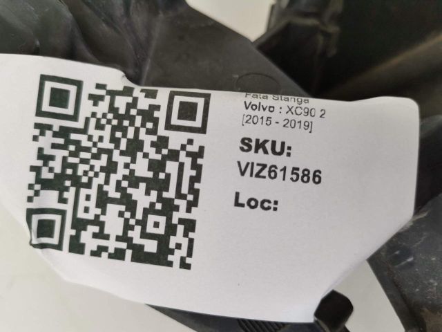 bontott VOLVO XC90 II Bal első Lökhárító Tartó (Műanyag)