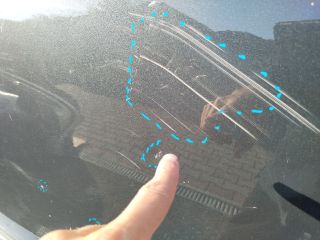 bontott VOLVO XC90 II Bal hátsó Ajtó (Üres lemez)