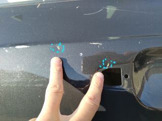 bontott VOLVO XC90 II Bal hátsó Ajtó (Üres lemez)