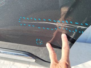 bontott VOLVO XC90 II Bal hátsó Ajtó (Üres lemez)