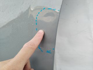 bontott VOLVO XC90 II Bal hátsó Ajtó (Üres lemez)