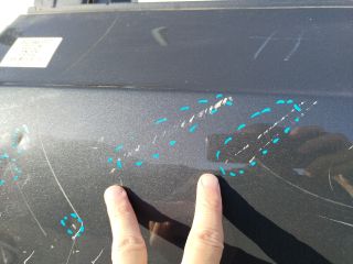 bontott VOLVO XC90 II Bal hátsó Ajtó (Üres lemez)