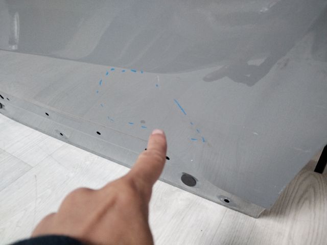 bontott VOLVO XC90 II Bal hátsó Ajtó (Üres lemez)