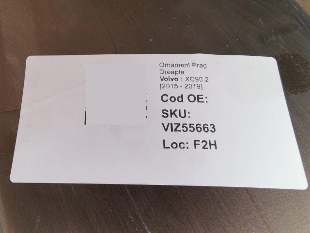 bontott VOLVO XC90 II Jobb Küszöb