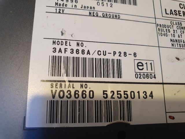 bontott VOLVO XC90 Navigációs Fejegység