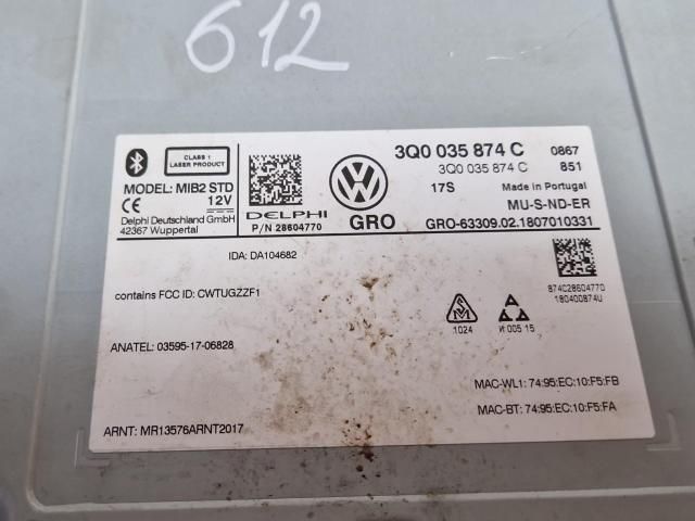 bontott VW ARTEON Navigációs Fejegység