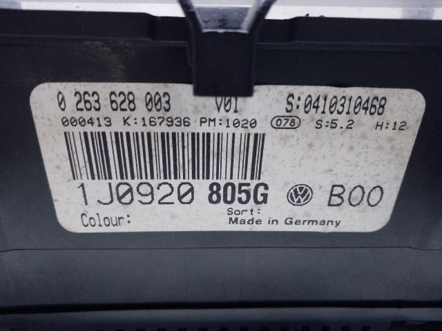 bontott VW BORA Kilométeróra