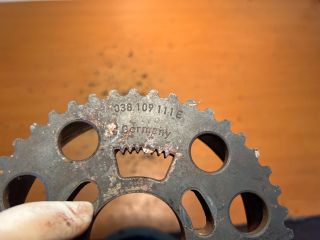 bontott VW BORA Vezérműkerék