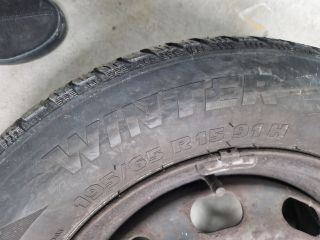 bontott VW BORA Acélfelni Szett Gumival