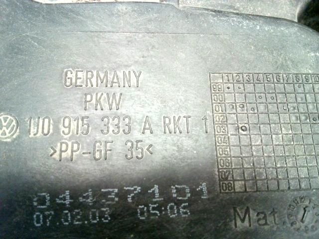 bontott VW BORA Akkumulátor Tartó