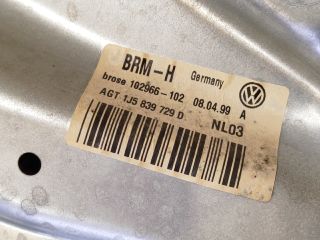 bontott VW BORA Bal hátsó Ablakemelő Szerkezet (Mechanikus)