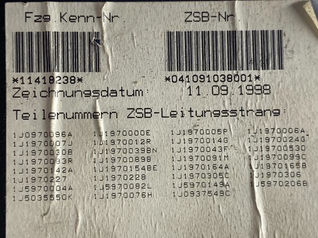 bontott VW BORA Biztosítéktábla Doboz