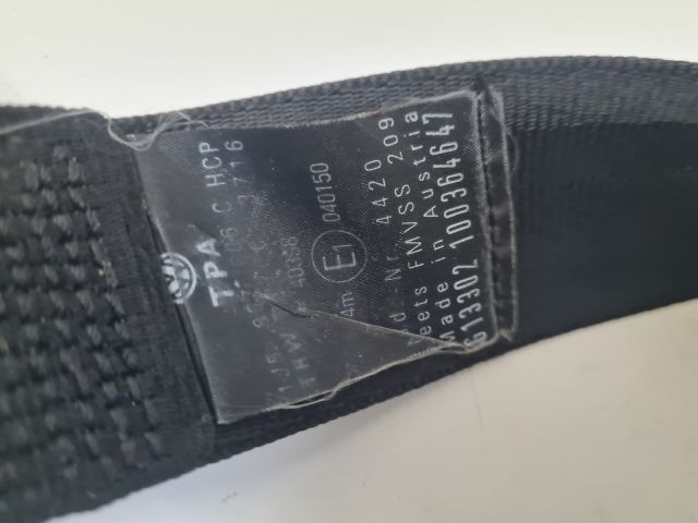 bontott VW BORA Jobb hátsó Biztonsági Öv