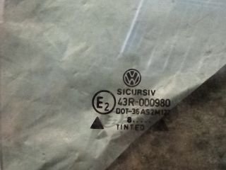 bontott VW BORA Jobb hátsó Fixüveg (Ajtóban)