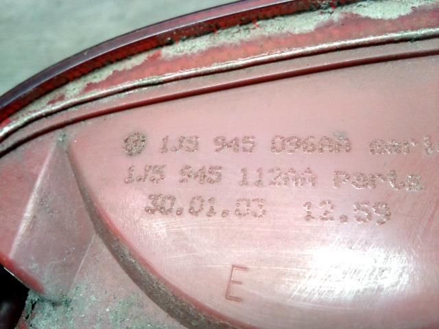 bontott VW BORA Jobb Hátsó Lámpa