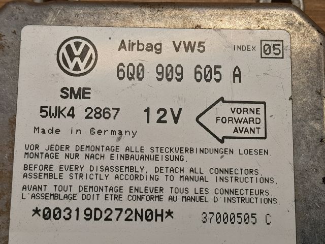 bontott VW BORA Légzsák Elektronika