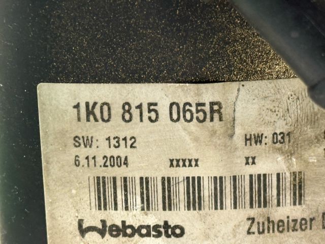 bontott VW CADDY Állófűtés (Részeivel)