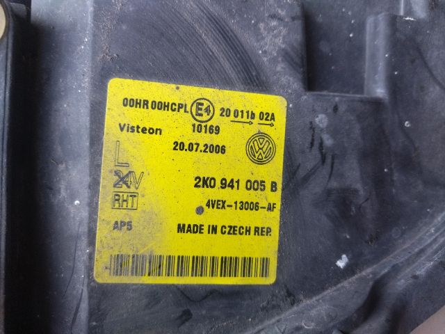 bontott VW CADDY Bal Fényszóró