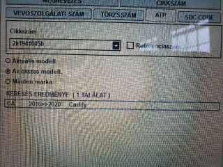 bontott VW CADDY Bal Fényszóró