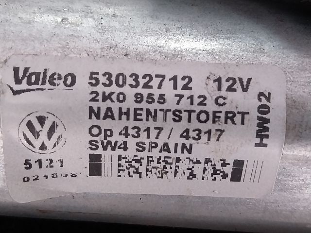 bontott VW CADDY Bal hátsó Ablaktörlő Motor