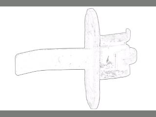 bontott VW CADDY Bal hátsó Ajtóhatároló