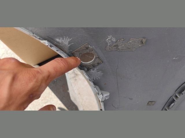 bontott VW CADDY Első Lökhárító (Üresen)