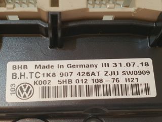 bontott VW CADDY Fűtéskapcsoló (manuális klímás)