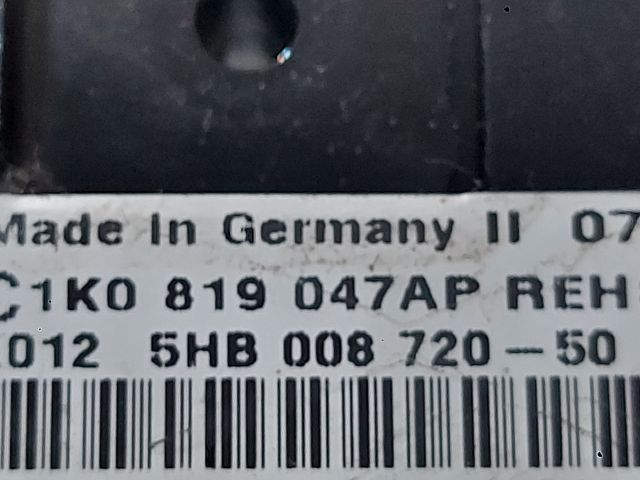 bontott VW CADDY Fűtéskapcsoló (Nem klímás)