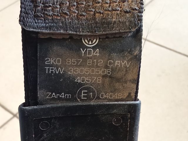 bontott VW CADDY Hátsó Biztonsági Öv Szett