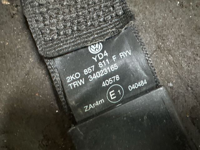 bontott VW CADDY Hátsó Biztonsági Öv Szett