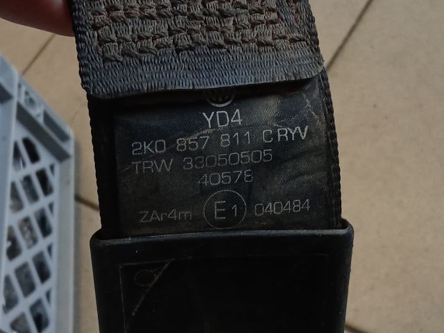 bontott VW CADDY Hátsó Biztonsági Öv Szett