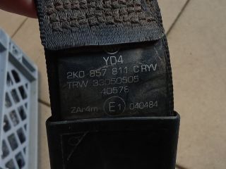 bontott VW CADDY Hátsó Biztonsági Öv Szett