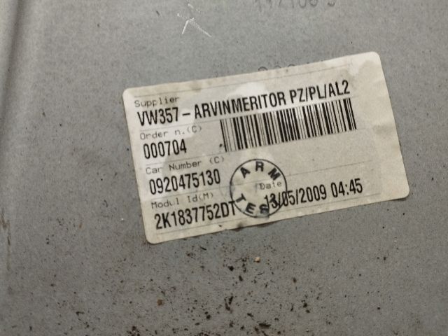 bontott VW CADDY Jobb első Ablakemelő Szerkezet (Elektromos)