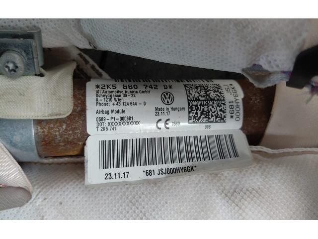 bontott VW CADDY Jobb Fejlégzsák