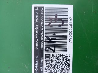 bontott VW CADDY Jobb hátsó Ajtó (Üres lemez)