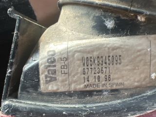 bontott VW CADDY Jobb Külső Hátsó Lámpa