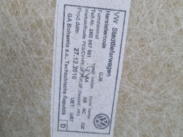 bontott VW CADDY Tetőkárpit