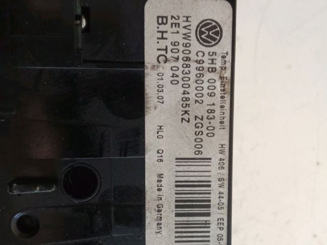 bontott VW CRAFTER Fűtéskapcsoló (manuális klímás)