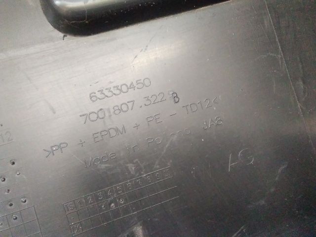 bontott VW CRAFTER Jobb hátsó Lökhárító Sarok (Műanyag)