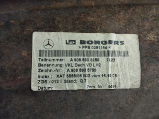 bontott VW CRAFTER Tetőkárpit