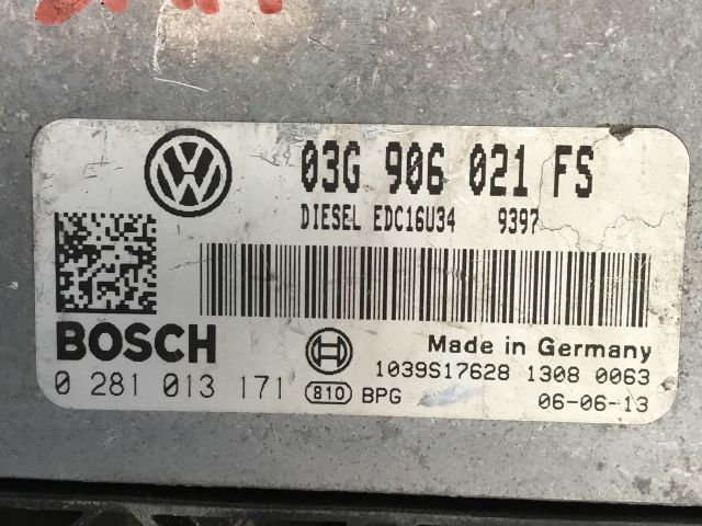 bontott VW EOS Motorvezérlő