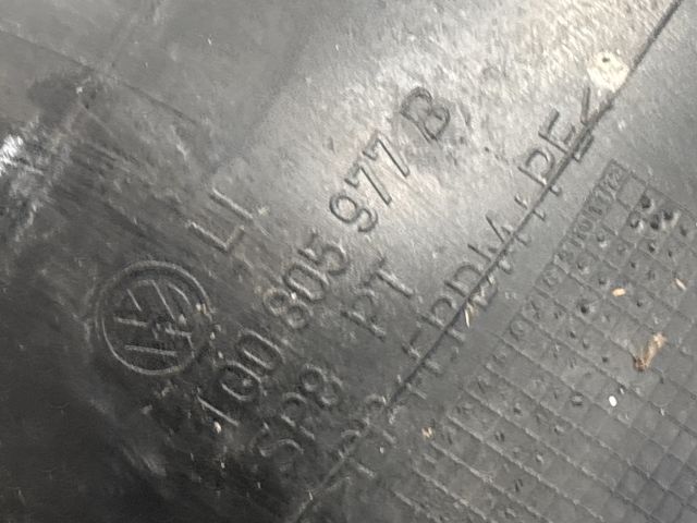 bontott VW EOS Bal első Első Dobbetét (Kerékjárati, Műanyag)